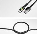 REXANT 18-7065 Кабель USB-A – Type-C, 3А, 18Вт, 1м, в черной нейлоновой оплетке, с LED подсветкой REXANT REXANT 18-7065 Кабель USB-A – Type-C, 3А, 18Вт, 1м, в черной нейлоновой оплетке, с LED подсветкой REXANT