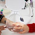 REXANT 31-0560 Лупа настольная 3D с подсветкой 3LED, сенсорная регулировка яркости, EXPERT, ø125мм, белая REXANT REXANT 31-0560 Лупа настольная 3D с подсветкой 3LED, сенсорная регулировка яркости, EXPERT, ø125мм, белая REXANT