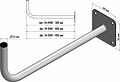 REXANT 34-0581 Кронштейн эфирный Г-образный, 45см REXANT 