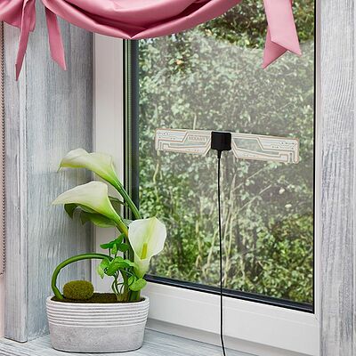 REXANT 34-0707 Антенна комнатная «Активная» с USB питанием, для цифрового телевидения DVB-T2, Ag-707 REXANT
