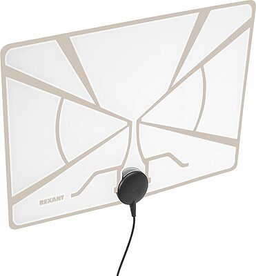 REXANT 34-0709 Антенна комнатная «Активная» для цифрового телевидения DVB-T2, Ag-709 REXANT