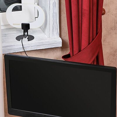 REXANT 34-0715 Антенна комнатная «Активная» с USB питанием, для цифрового телевидения DVB-T2, Ag-715 REXANT