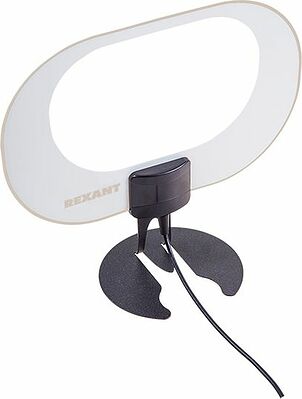 REXANT 34-0715 Антенна комнатная «Активная» с USB питанием, для цифрового телевидения DVB-T2, Ag-715 REXANT