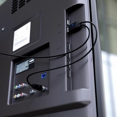 REXANT 34-0719 Антенна комнатная «Активная» с USB питанием, для цифрового телевидения DVB-T2, Ag-719 REXANT