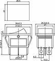 REXANT 36-2350-1 Переключатель клавишный 250В 15А (6с) ON-ON красный с подсветкой (1 шт/уп) REXANT REXANT 36-2350-1 Переключатель клавишный 250В 15А (6с) ON-ON красный с подсветкой (1 шт/уп) REXANT