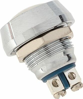 REXANT 36-3150 Кнопка антивандальная Ø12 Б/Фикс (2с винт) OFF-(ON) сфера (A12-A3) REXANT