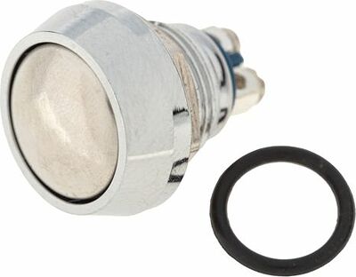 REXANT 36-3150 Кнопка антивандальная Ø12 Б/Фикс (2с винт) OFF-(ON) сфера (A12-A3) REXANT
