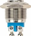 REXANT 36-3231 Кнопка антивандальная Ø16 Б/Фикс (2с винт) OFF-(ON) выпуклая (A16-A3) REXAN