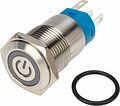 REXANT 36-3243 Кнопка антивандальная Ø16 250В Б/Фикс (5с) OFF-(ON) / ON-(OFF) плоская подсв/красная POWER (A-16-F5) REXANT REXANT 36-3243 Кнопка антивандальная Ø16 250В Б/Фикс (5с) OFF-(ON) / ON-(OFF) плоская подсв/красная POWER (A-16-F5) REXANT