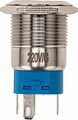 REXANT 36-3443 Кнопка антивандальная Ø19 250В Фикс (5с) OFF-ON/ON-OFF подсв/зеленая REXANT