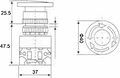 REXANT 36-3553 Выключатель-кнопка 10А Ø22 красная Аварийная остановка (Y090-11ZS) REXANT REXANT 36-3553 Выключатель-кнопка 10А Ø22 красная Аварийная остановка (Y090-11ZS) REXANT