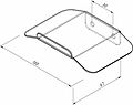 REXANT 38-0630 Держатель для наушников, настенный, черный REXANT REXANT 38-0630 Держатель для наушников, настенный, черный REXANT