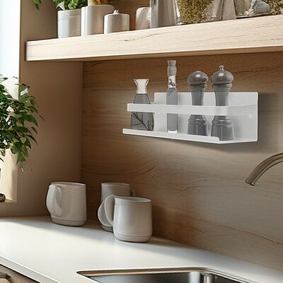 REXANT 38-0642 Кухонный органайзер, настенный, монтаж без сверления, белый REXANT