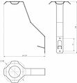REXANT 38-0659 Держатель для шлемов и экипировки, настенный, черный REXANT REXANT 38-0659 Держатель для шлемов и экипировки, настенный, черный REXANT