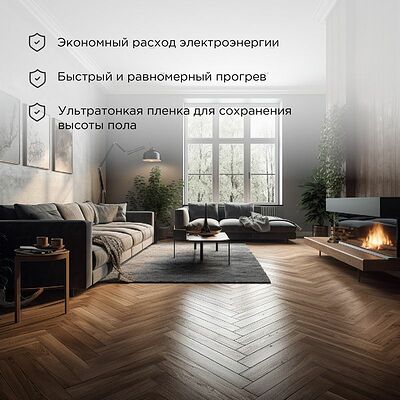 REXANT 51-0505-4 Пленочный теплый пол Ultra RXM 220 3м², 0,5х6м, 660Вт REXANT