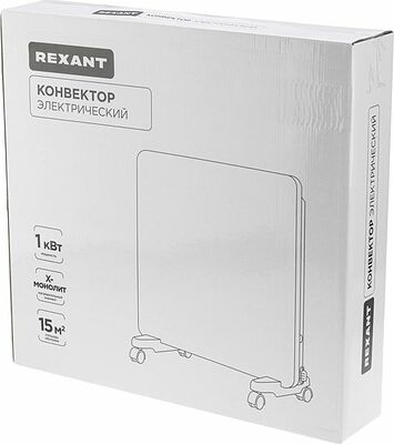 REXANT 60-0099 Конвектор электрический с электронным термостатом, 1кВт, Х-нагревательный элемент, REXANT