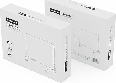 REXANT 60-0110 Конвектор электрический с электронным термостатом, 1,5кВт, Х-нагревательный элемент REXANT