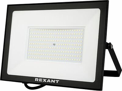 REXANT 605-007 Прожектор светодиодный СДО 200Вт 16000Лм 6500К холодный свет, черный корпус REXANT