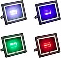 REXANT 605-011 Прожектор цветного свечения мультиколор (RGB) 20Вт с пультом ДУ REXANT