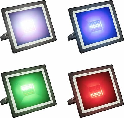 REXANT 605-012 Прожектор цветного свечения мультиколор (RGB) 30Вт с пультом ДУ REXANT