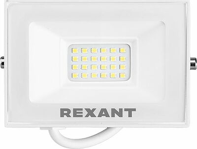 REXANT 605-025 Прожектор светодиодный СДО 30Вт 2400Лм 6500K холодный свет, белый корпус REXANT