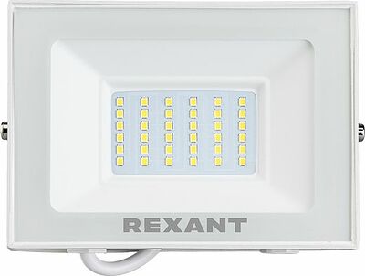REXANT 605-026 Прожектор светодиодный СДО 50Вт 4000Лм 6500K холодный свет, белый корпус REXANT