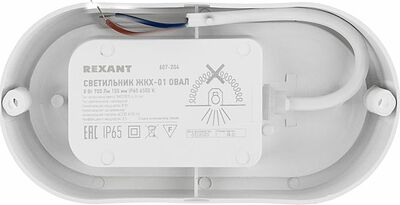 REXANT 607-204 Светильник ЖКХ LED пылевлагозащищенный овал IP65 8Вт 760Лм 6500K REXANT