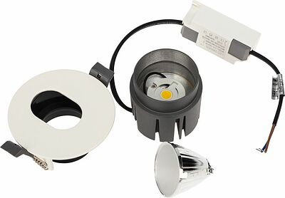 REXANT 615-1004 Светильник встраиваемый поворотный REXANT Horeca Dark Light с антиослепляющим эффектом 12 Вт 4000 К Oval LED WHITE