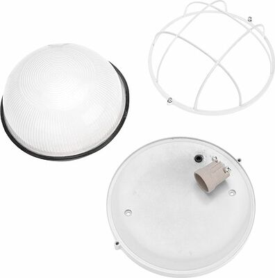 REXANT 621-1129 Светильник ЖКХ-03 под лампу круг 250х105мм IP65 REXANT