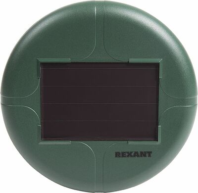 REXANT 71-0027 Ультразвуковой отпугиватель змей R 30м, на солнечной батарее, с подсветкой, REXANT