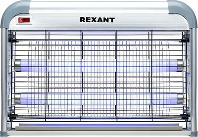 REXANT 71-0046 Антимоскитная инсектицидная лампа S 80м², 2х10Вт, 220В REXANT