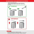 REXANT 72-3043 Неодимовый магнит диск 60х30мм, сцепление 160кг REXANT