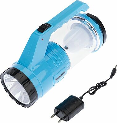 REXANT 75-721 Фонарь прожекторный, двухрежимный, с солнечной батареей, индикатором зарядки и функцией Power bank REXANT