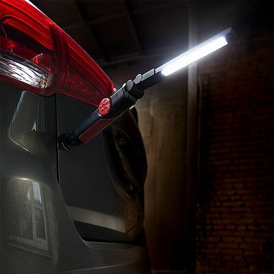 REXANT 75-8042 Фонарь автомобильный с регулировкой яркости, поворотным магнитом, индикатором зарядки и встроенным аккумулятором, USB-кабель в комплекте REXANT