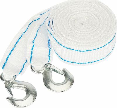 REXANT 80-0230 Трос буксировочный 10т, 5м, с двумя крюками, в чехле REXANT