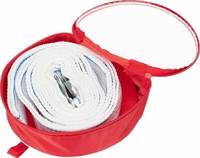 REXANT 80-0230 Трос буксировочный 10т, 5м, с двумя крюками, в чехле REXANT