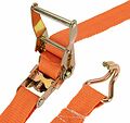 REXANT 80-0241 Ремень стяжной для груза, багажный, с крюками и храповым механизмом, 5х0,038м REXANT