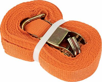 REXANT 80-0242 Ремень стяжной для груза, багажный, с крюками и храповым механизмом, 8х0,038м REXANT
