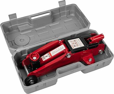REXANT 80-0604 Домкрат гидравлический подкатной 2т в кейсе REXANT