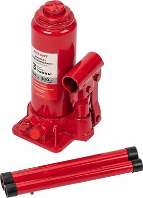 REXANT 80-0609 Домкрат гидравлический бутылочный 3т REXANT