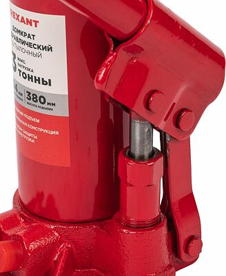 REXANT 80-0609 Домкрат гидравлический бутылочный 3т REXANT