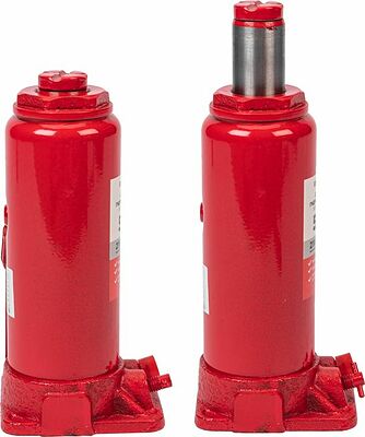 REXANT 80-0611 Домкрат гидравлический бутылочный 5т в пластиковом кейсе REXANT
