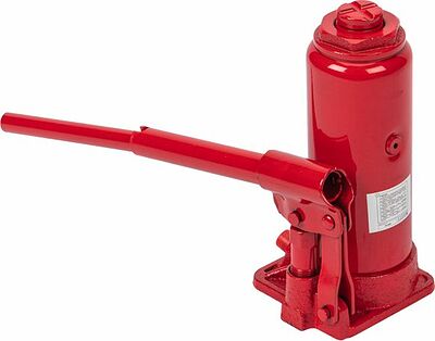 REXANT 80-0611 Домкрат гидравлический бутылочный 5т в пластиковом кейсе REXANT