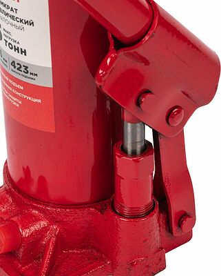 REXANT 80-0611 Домкрат гидравлический бутылочный 5т в пластиковом кейсе REXANT