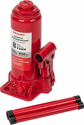 REXANT 80-0612 Домкрат гидравлический бутылочный 8т REXANT