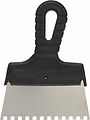 REXANT 89-0221 Шпатель фасадный REXANT 150 мм зуб 6х6 нержавеющая сталь, пластмассовая ручка