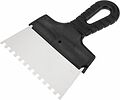 REXANT 89-0221 Шпатель фасадный REXANT 150 мм зуб 6х6 нержавеющая сталь, пластмассовая ручка