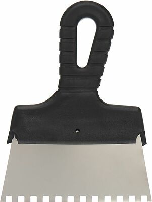 REXANT 89-0221 Шпатель фасадный REXANT 150 мм зуб 6х6 нержавеющая сталь, пластмассовая ручка
