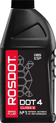 ROSDOT Тормозная жидкость ROSDOT 6 ADVANCED ABS FORMULA фл.пэ 455г. (430140001)
