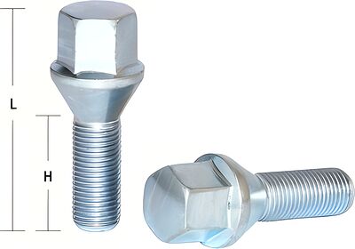 Болт M14x1,5 (53/ 28) hex17 конус цинк S-966